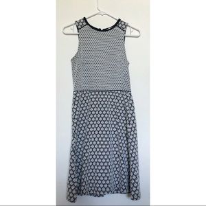 LOFT Jacquard Sleeveless Dress